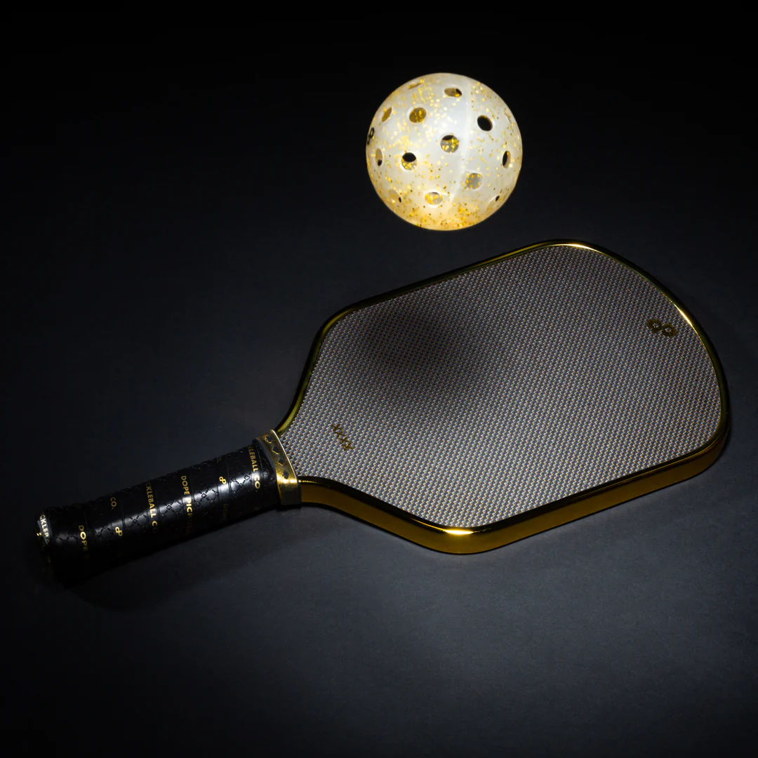 High Roller Pickleball Paddle - The Original Chrome Gold Pickleball Paddle - Image 6